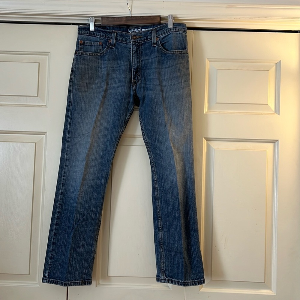 Men’s Levi Strauss straight light wash